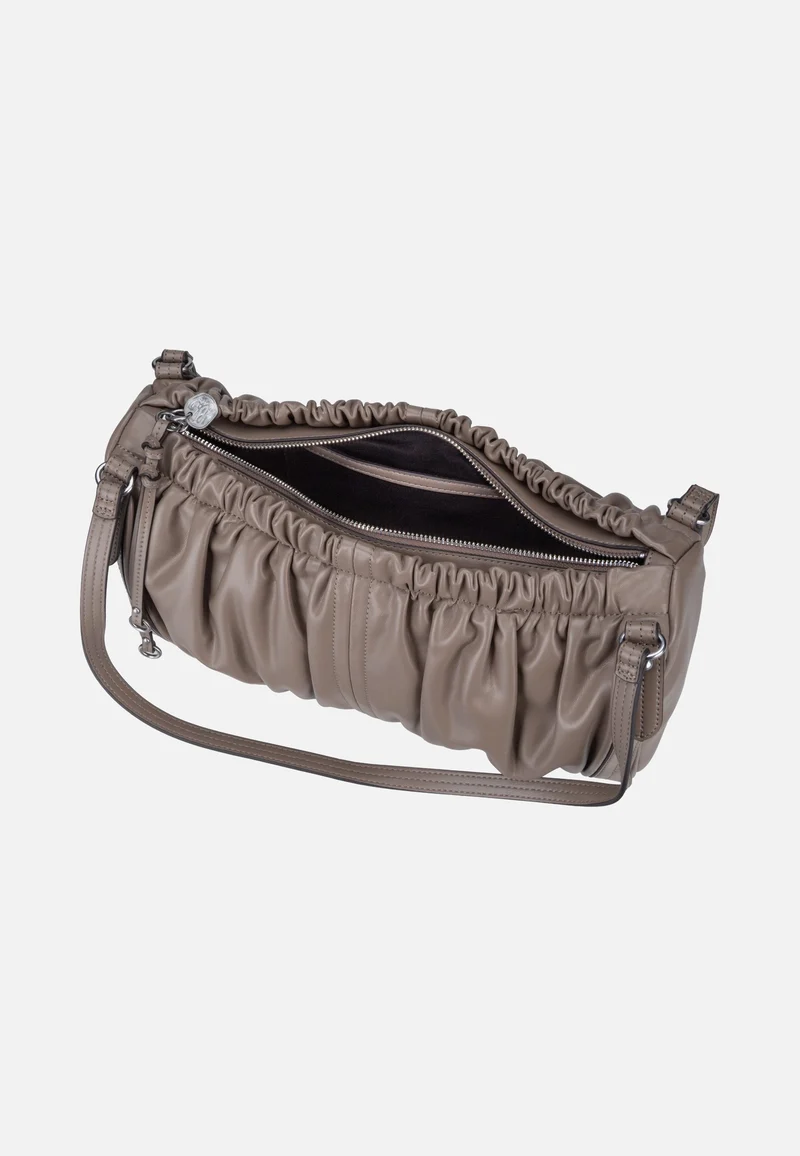 Faye Satchel M Vintage Goat Neutral Grey - Satchel