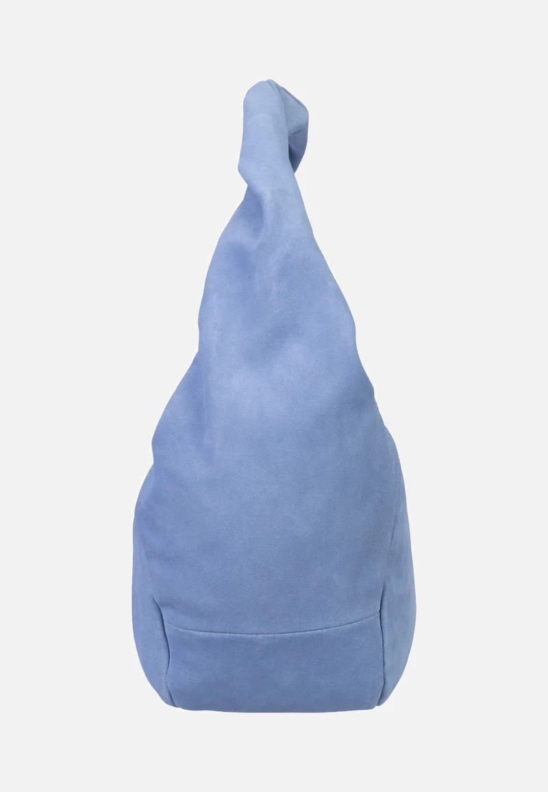 Farrah II Hobo M Hydro Suede Flower Blue - Hobo Bag