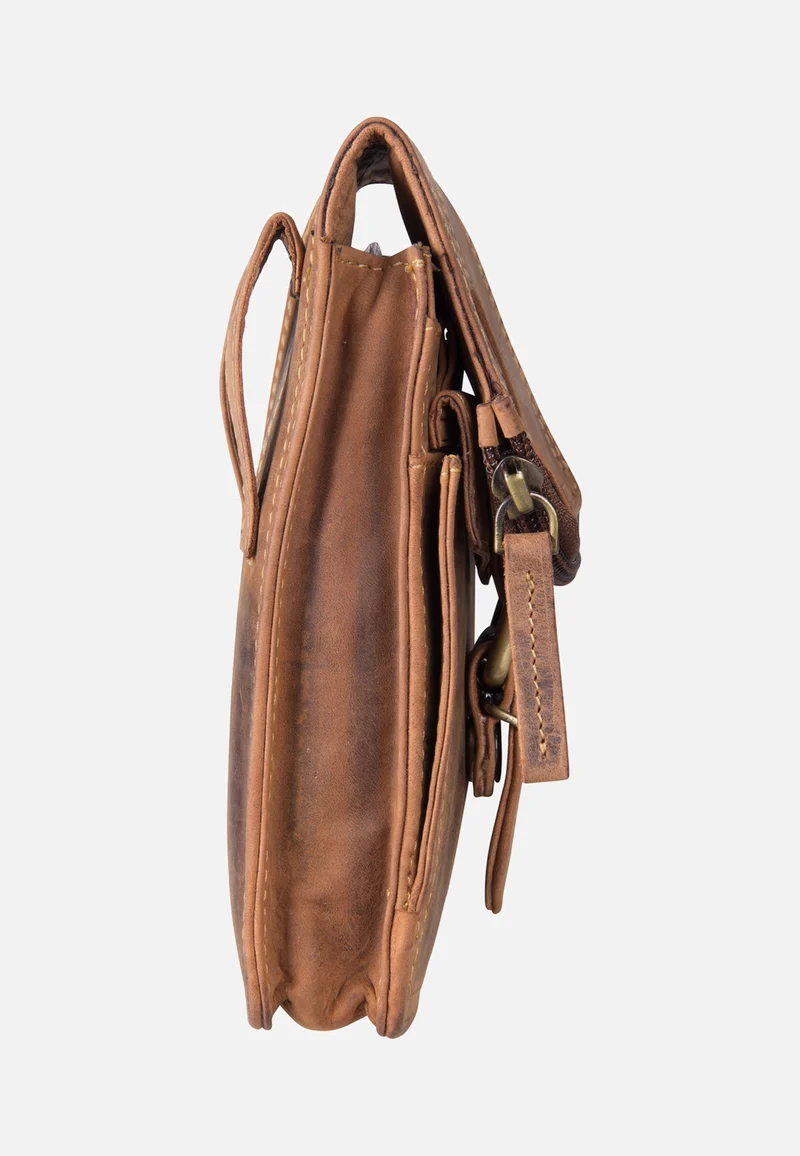 Vintage 326M RV-Gürteltasche XL Sattelbraun - Bauchtasche
