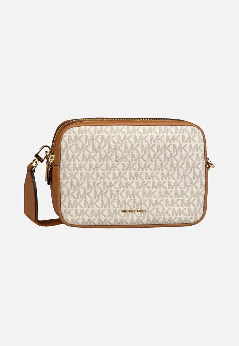 Bryant MD Double Zip Chain Cam Vanilla/Acorn - Crossbody Bag