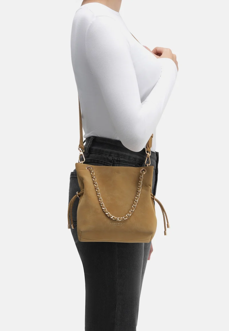 Rena Handbag Fudgy Caramel - Hobo Bag