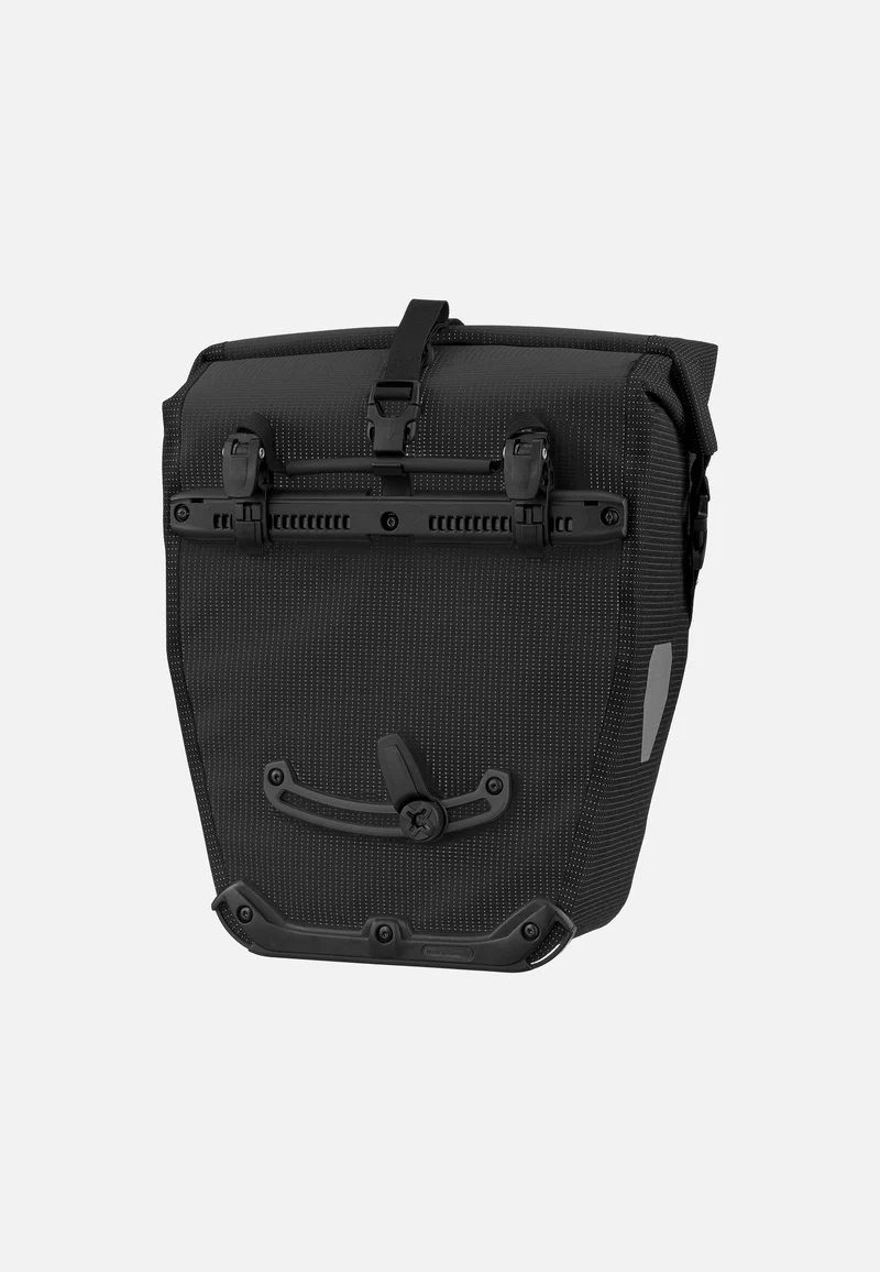 Back-Roller High Visibility Single QL2.1 Schwarz Reflex - Fahrradtasche