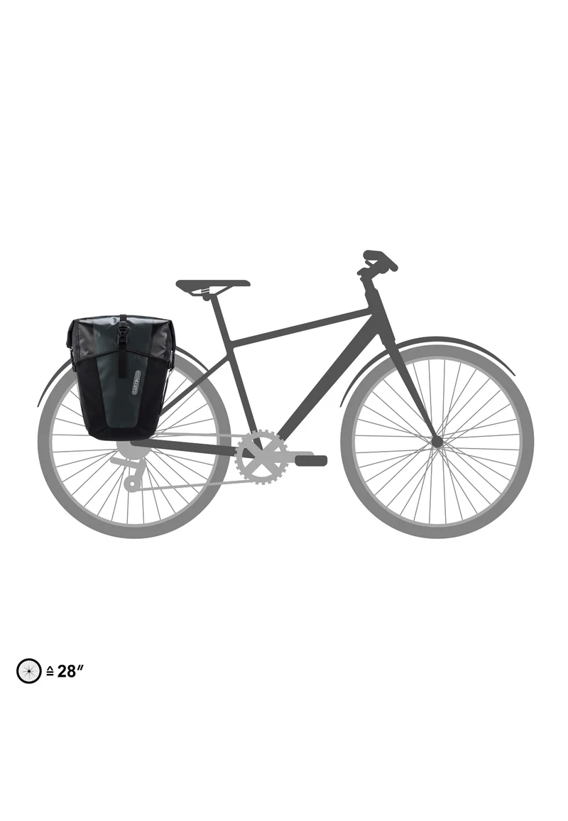 Back-Roller XL QL2.2 Paar Asphalt/Black - Fahrradtasche