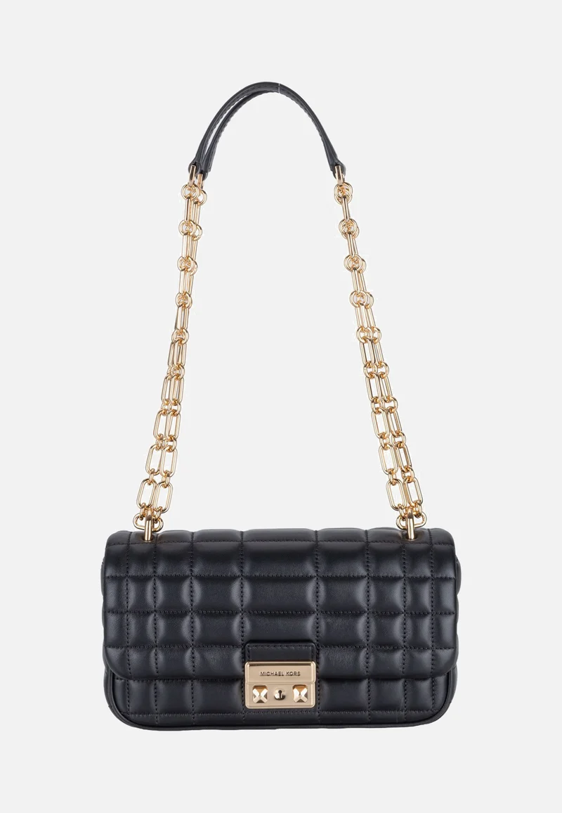Tribeca Small Conv Chain Shldr Black - Abendtasche