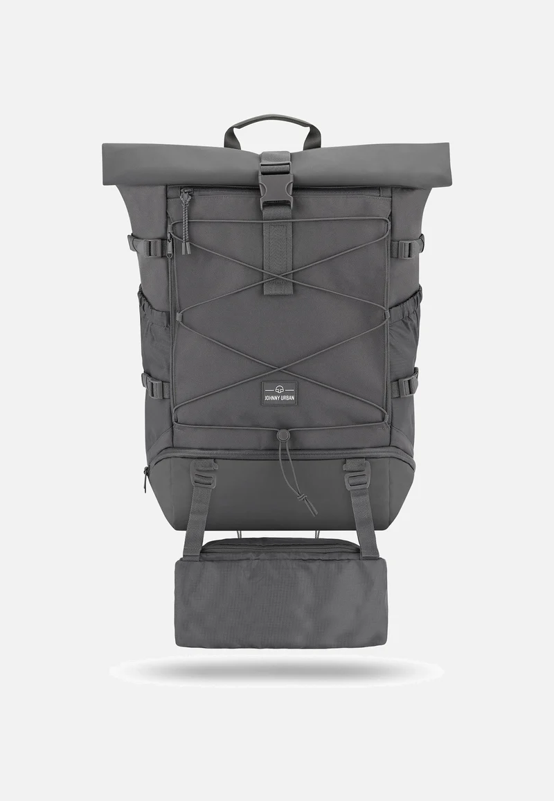 Allen Large Travel Dunkelgrau - Rolltop Rucksack