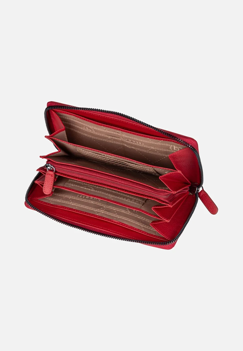Mira Long Zip 1012 Rot - Portemonnaie