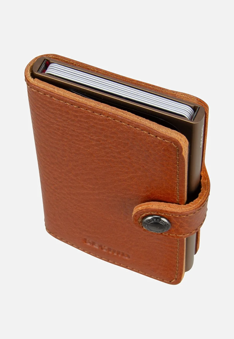Miniwallet Veg Tanned Caramello-Sand - Portemonnaie