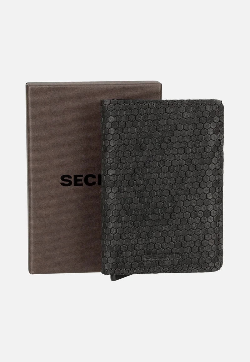 Slimwallet Hexagon Black - Portemonnaie