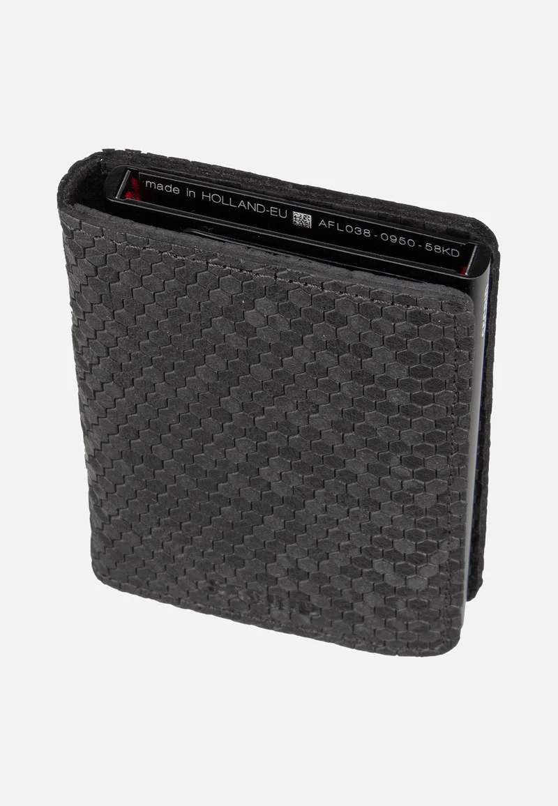 Slimwallet Hexagon Black - Portemonnaie