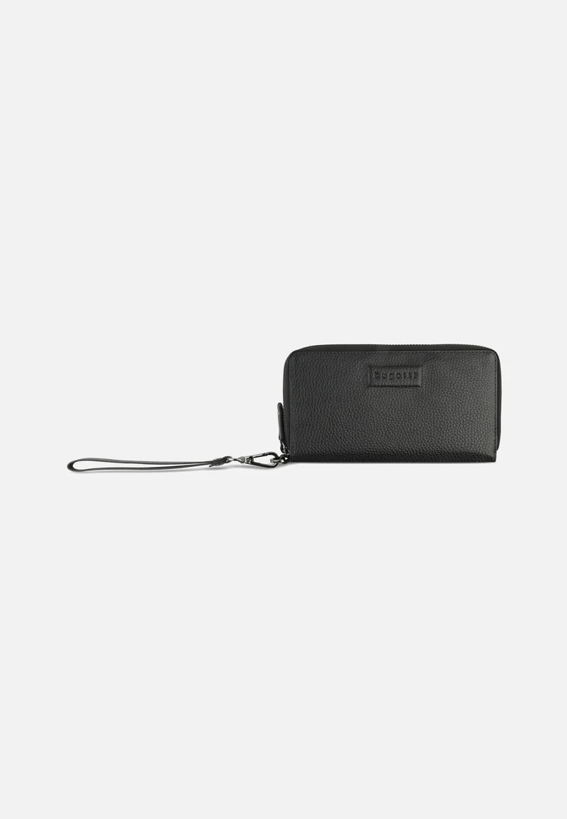 Elsa Ladies Double Zip Schwarz - Portemonnaie