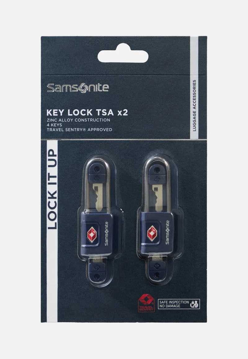 Key Lock TSA Pack Of 2 Midnight Blue - Lock