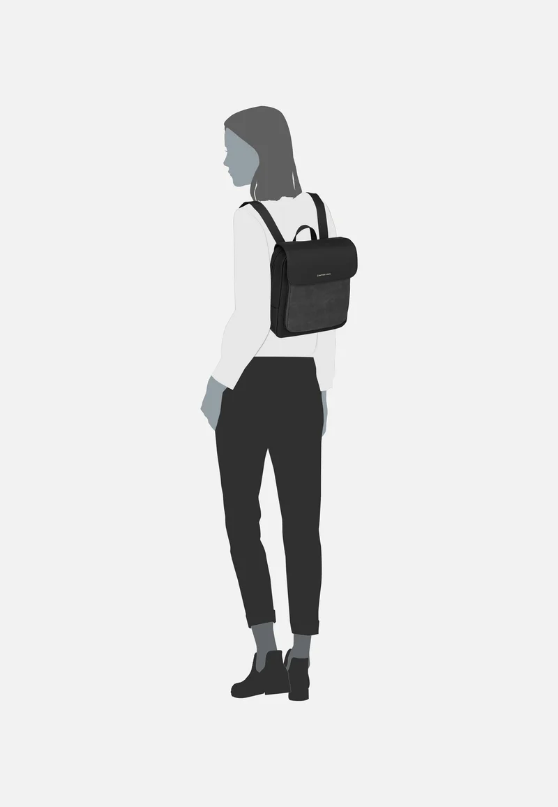 Tromso Small All Black - Rucksack