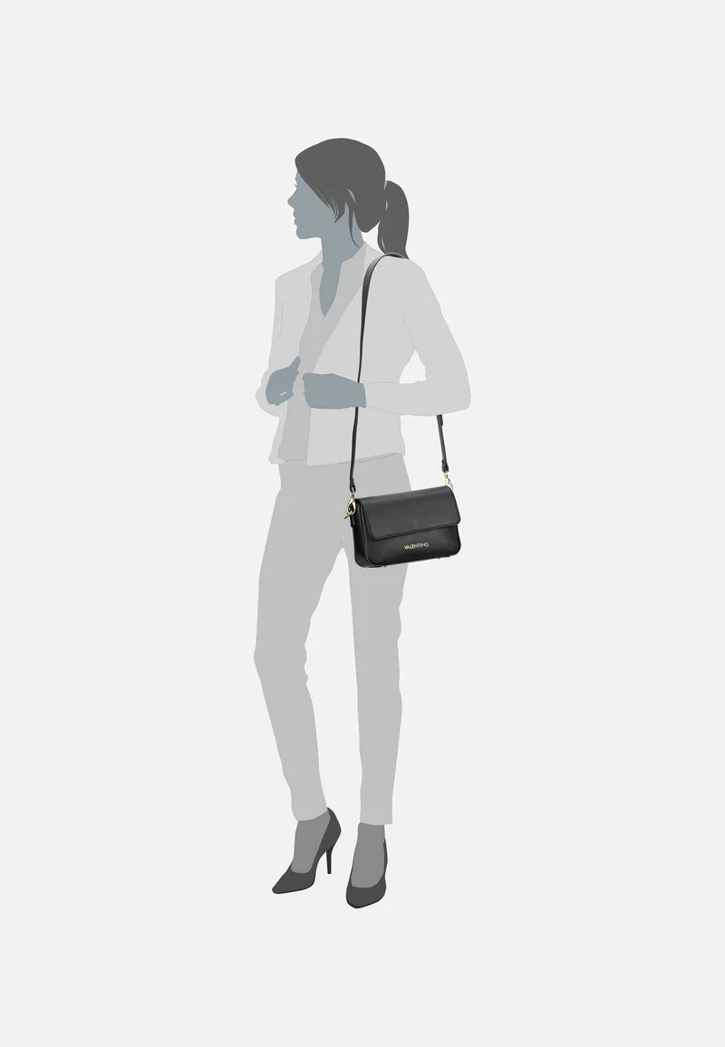 Zero RE Flap Bag 303 Nero - Crossbody Bag