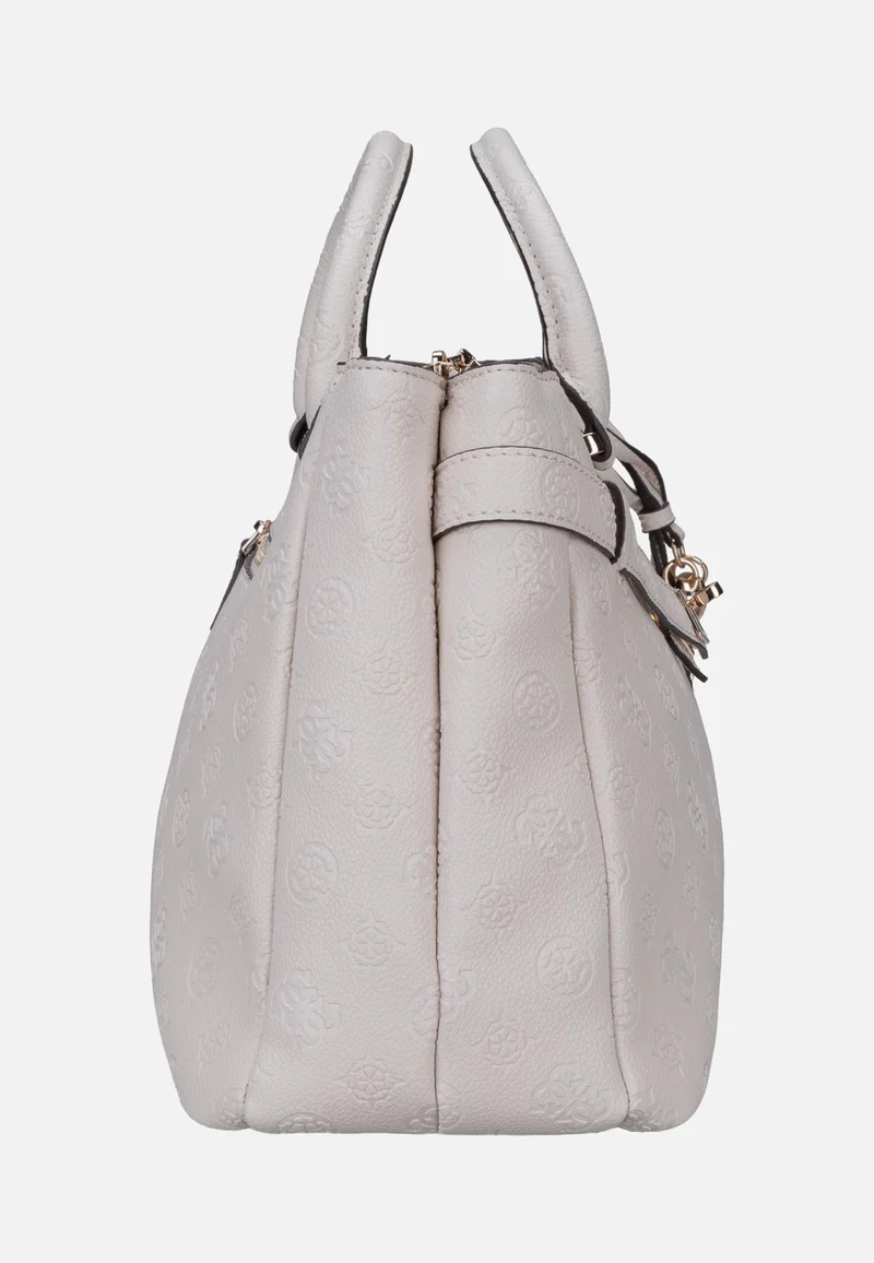 Ella Logo Large Girlfriend 46060 Stone Logo - Satchel