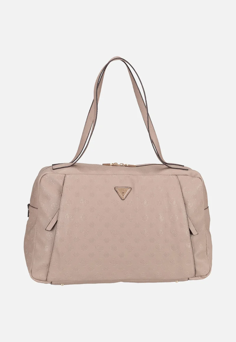 Devon 45024 Taupe Logo - Satchel