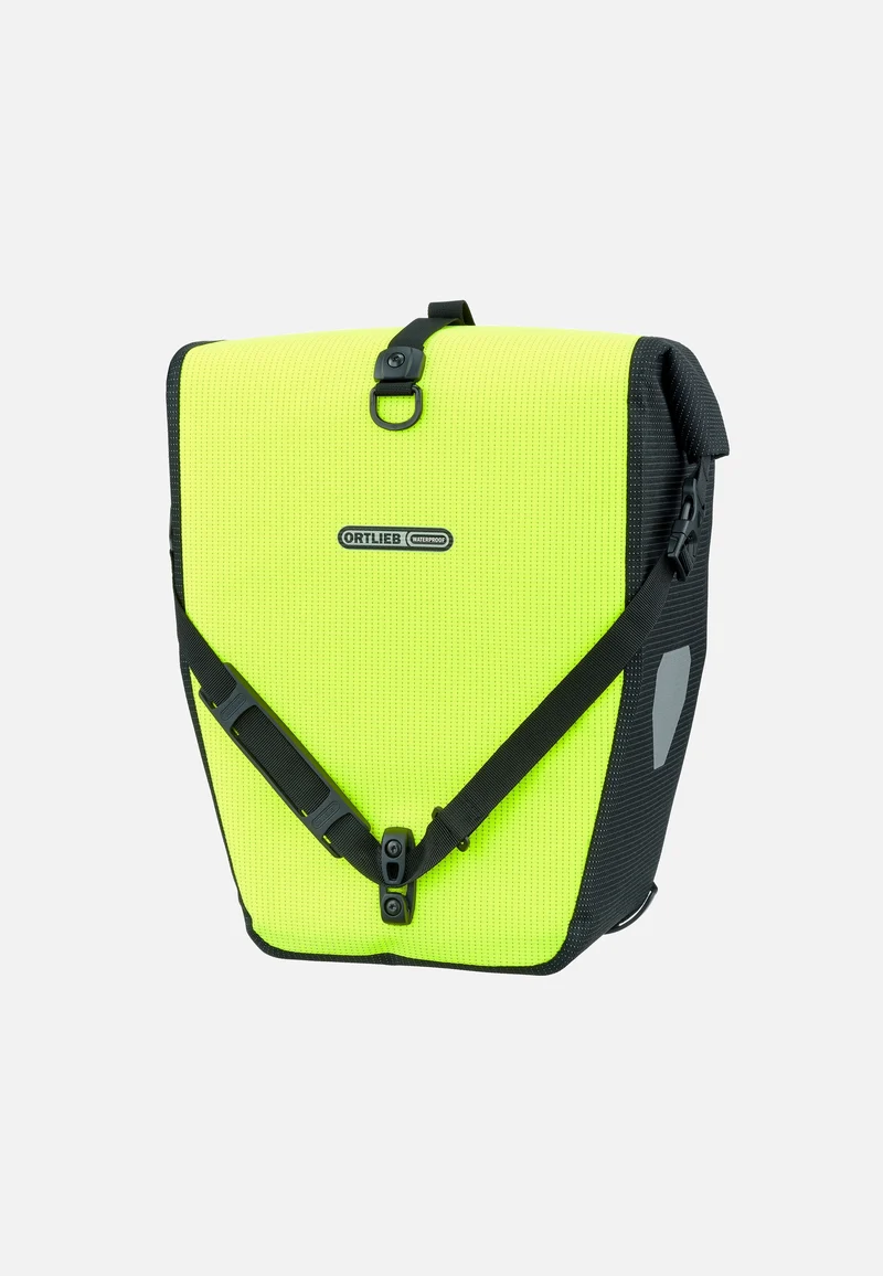 Back-Roller High Visibility Single QL2.1 Neongelb Schwarz Reflex - Fahrradtasche