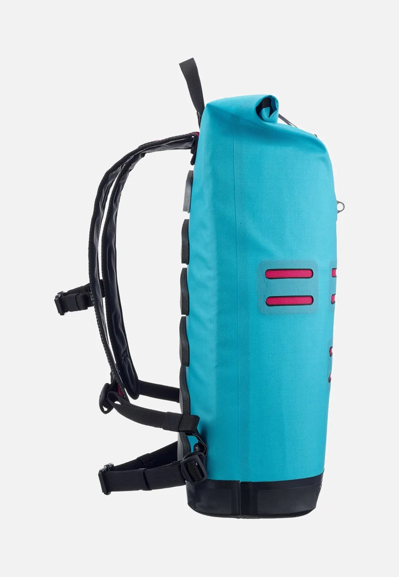 Commuter Daypack Cyber 21L Cyber Blue/Pink - Rolltop Rucksack