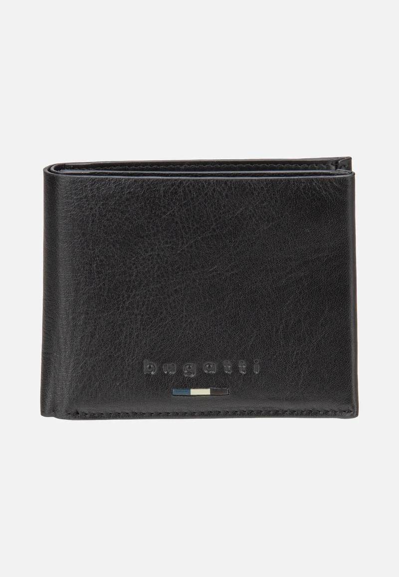 Romeo Wallet With Flap Black - Portemonnaie