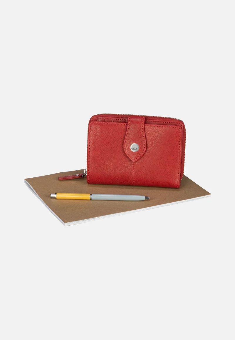 Lemberg Diethilde Purse MH16FZ Red - Portemonnaie