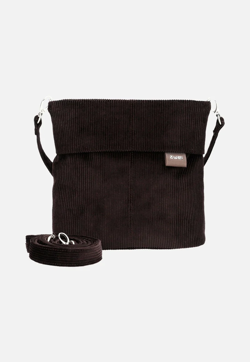 Mademoiselle M8 Cord/Espresso - Beuteltasche