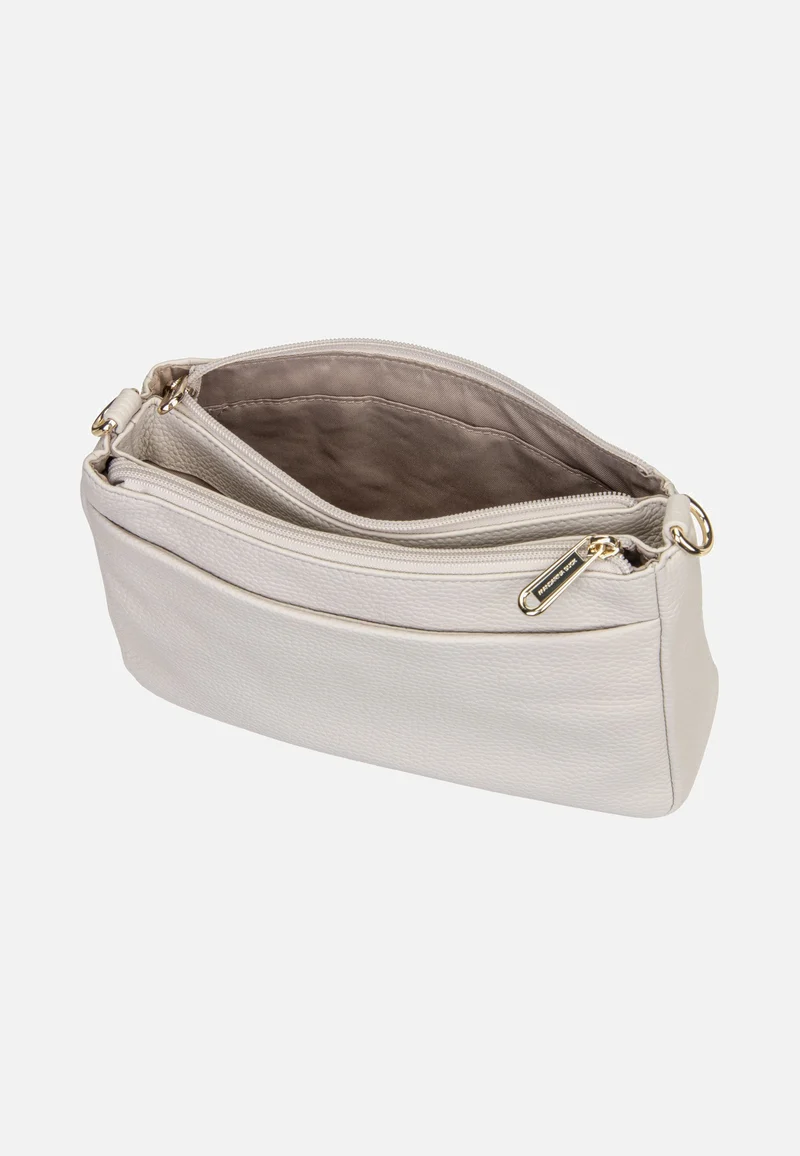 Mellow Leather Double Zipped FZTA8 Cocoon - Crossbody Bag