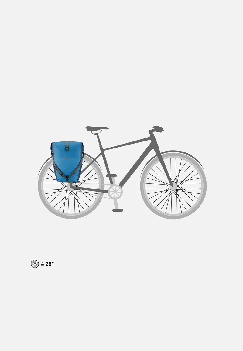Back-Roller Plus CR QL2.1 Dusk Blue Denim - Fahrradtasche