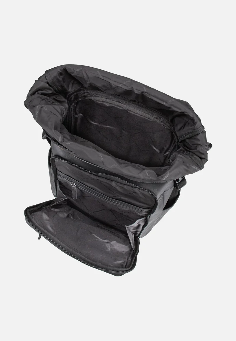 Remo 0713 Black - Rolltop Rucksack