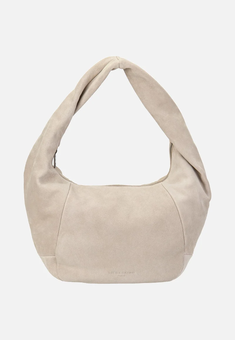 Farrah II Hobo M Hydro Suede Beige - Hobo Bag