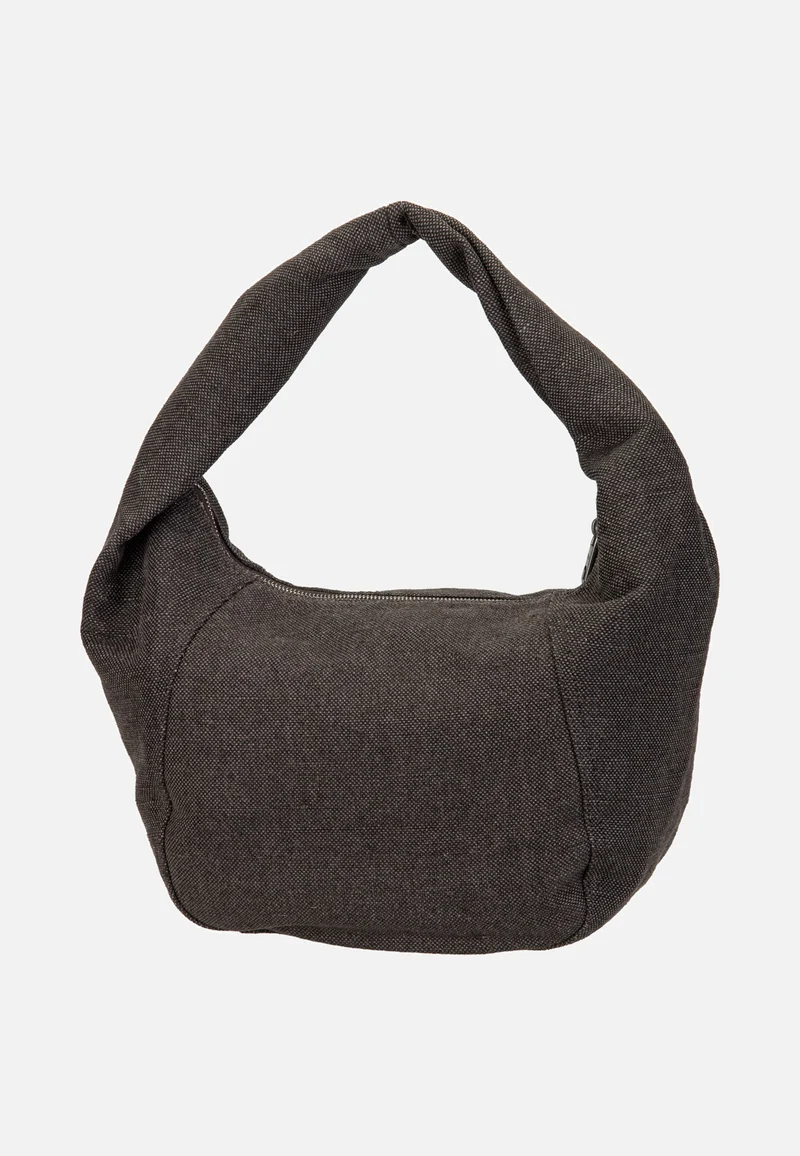 Farrah II Hobo M Heavy Canvas Washed Deep Soil - Hobo Bag