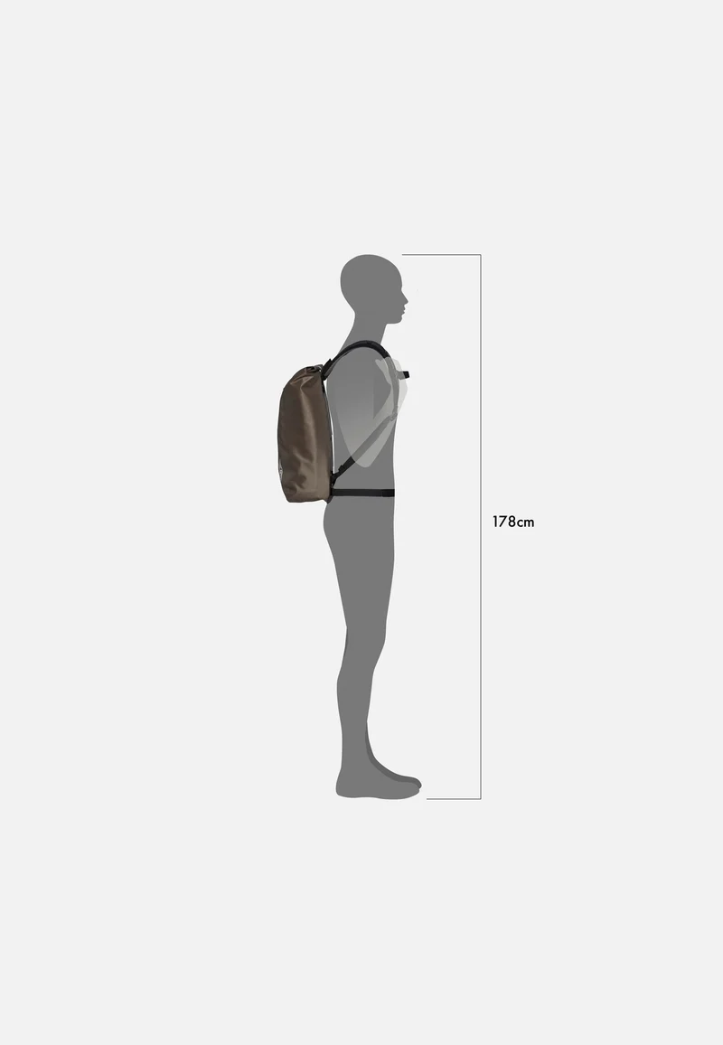 Velocity PS 17L Dark Sand - Rolltop Rucksack