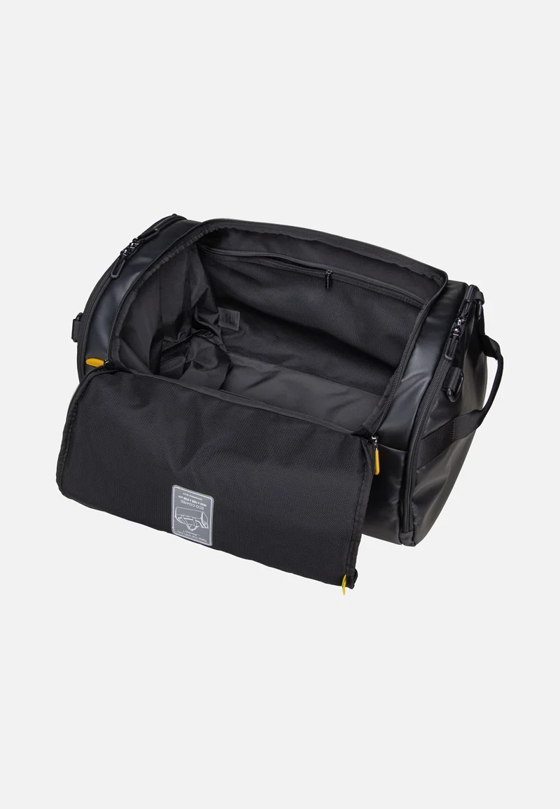 Eco Coated Duffle Black - Dufflebag