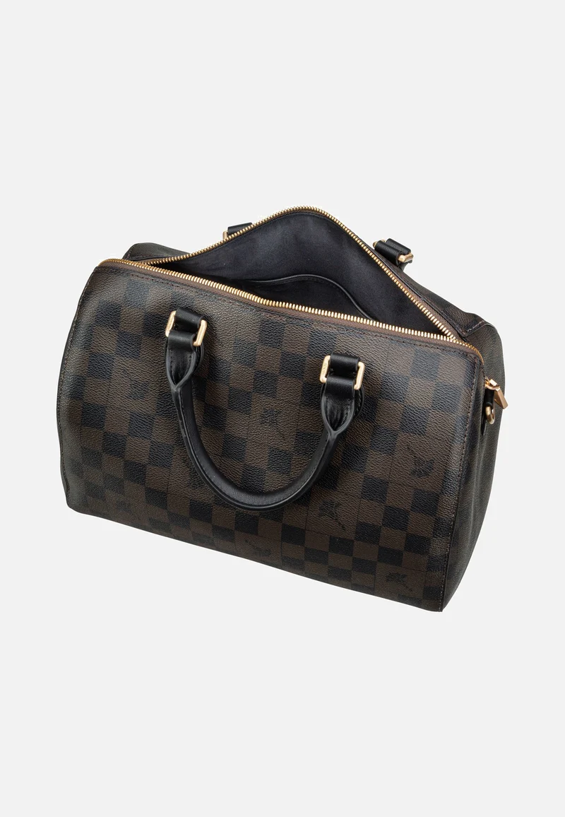Cortina Piazza Aurora HandBag SHZ Seal Brown - Bowling Bag