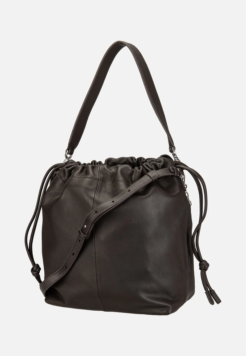 Lya II Hobo M Small Pebble Deep Soil - Bucket Bag