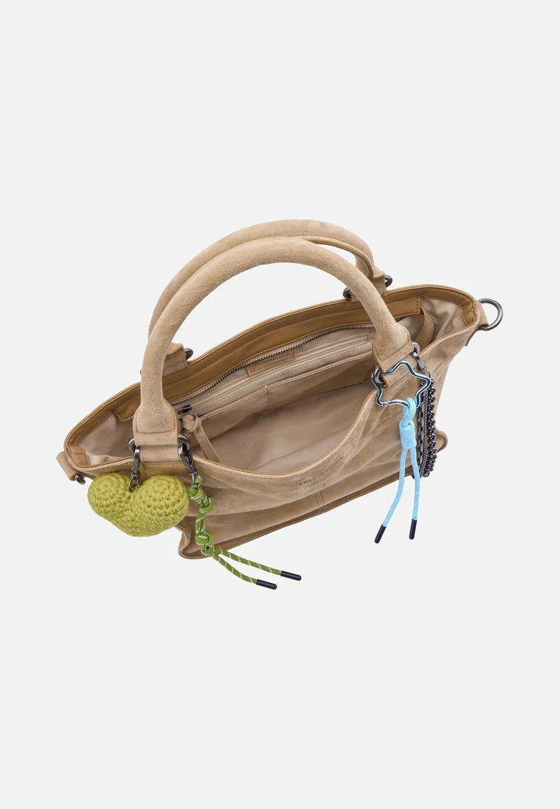 Beautiful Mess Handbag Dark Sand - Henkeltasche