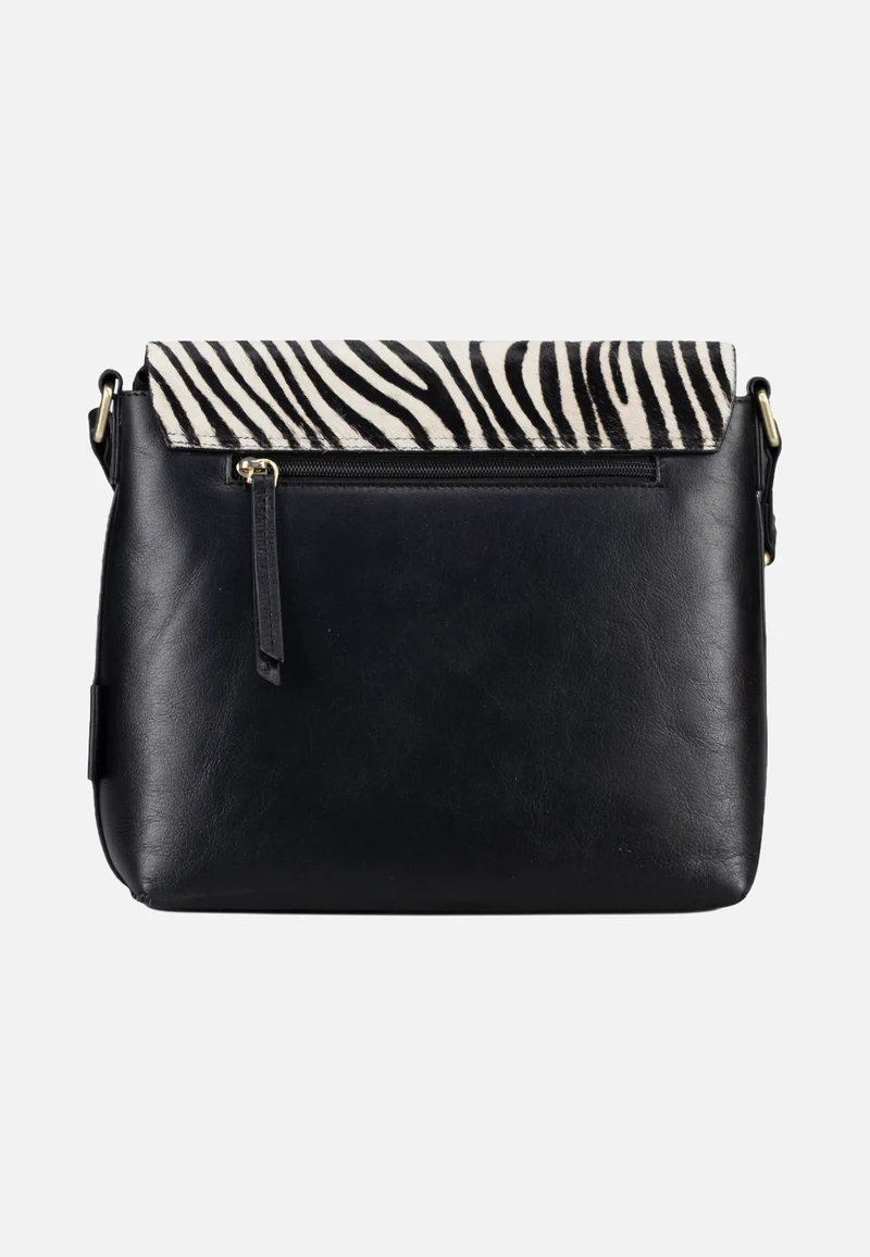 Furry Zebra Shoulder Bag M 3115 Zebra - Crossbody Bag