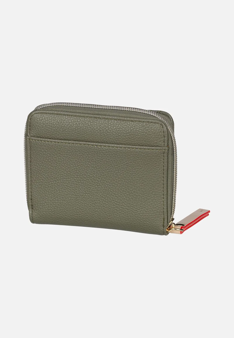 Ella Zipped Ladies Purse Olive - Portemonnaie