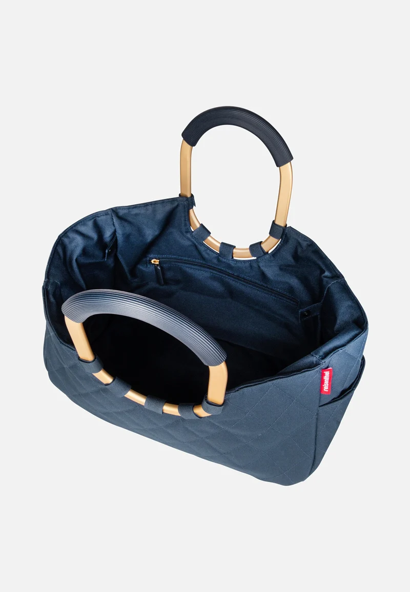 Loopshopper M Frame Rhombus Midnight Gold - Einkaufskorb