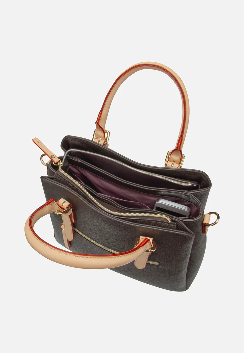 Ella Bowling Bag M Dunkelbraun - Bowling Bag