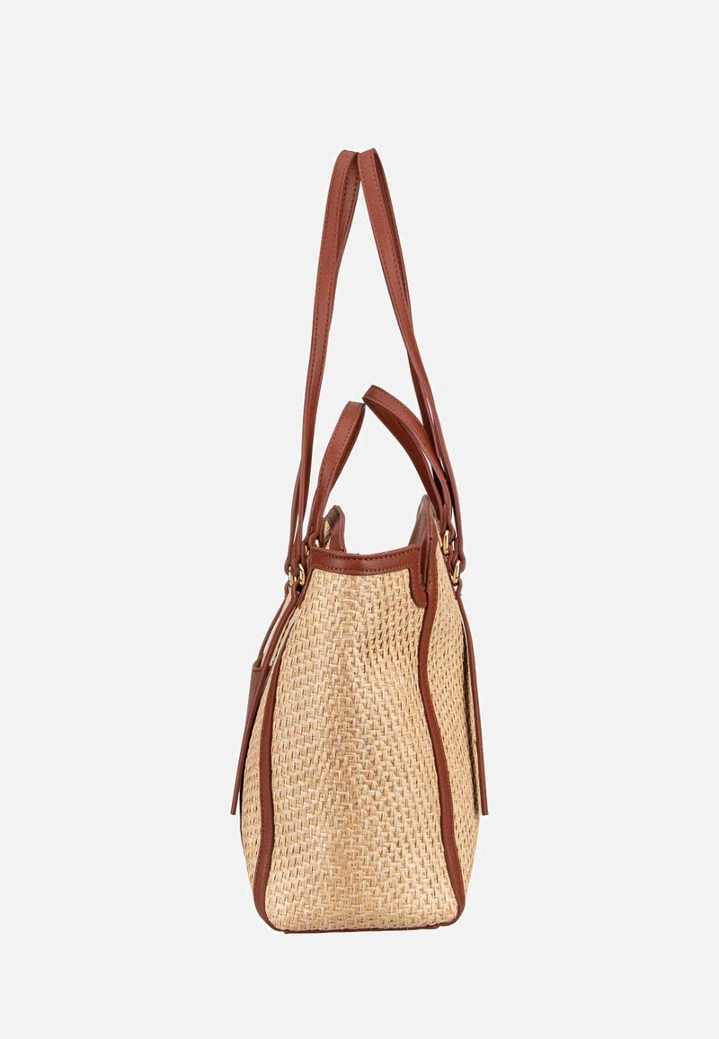 Demetra 901 Naturale/Cuoio - Shopper