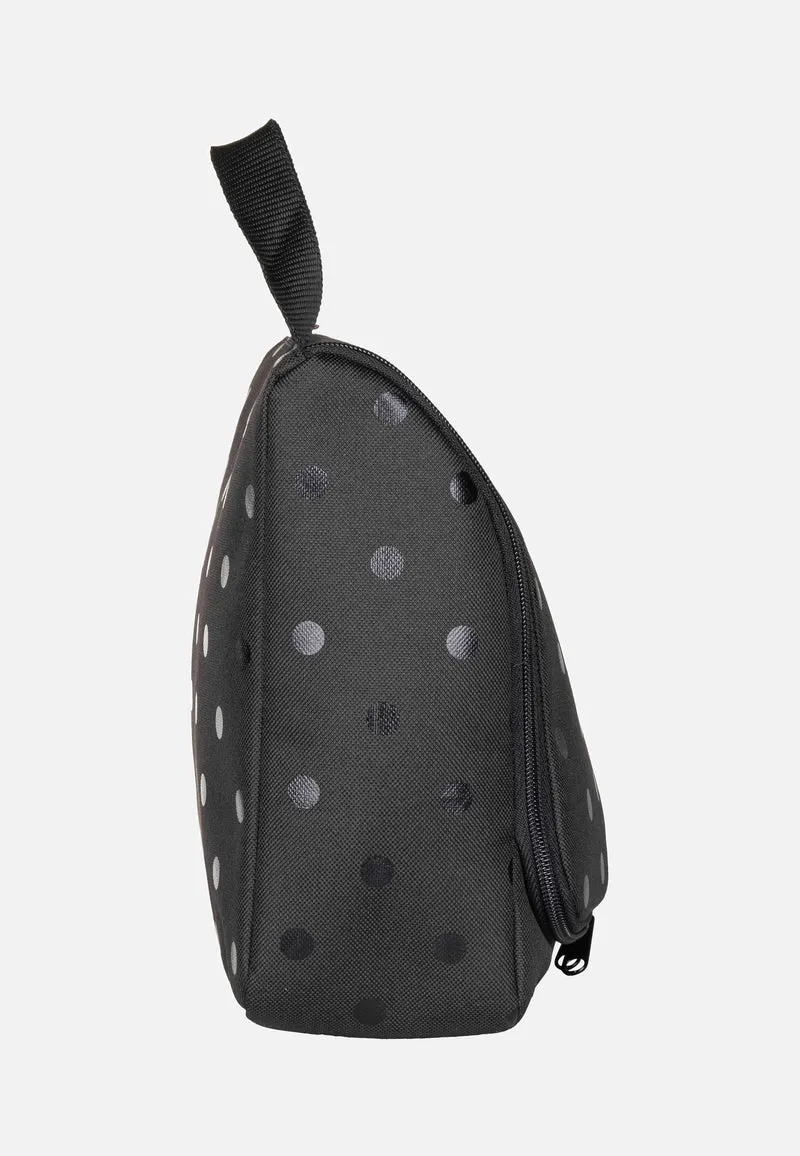 Toiletbag XL Glossy Dots Black - Kulturbeutel