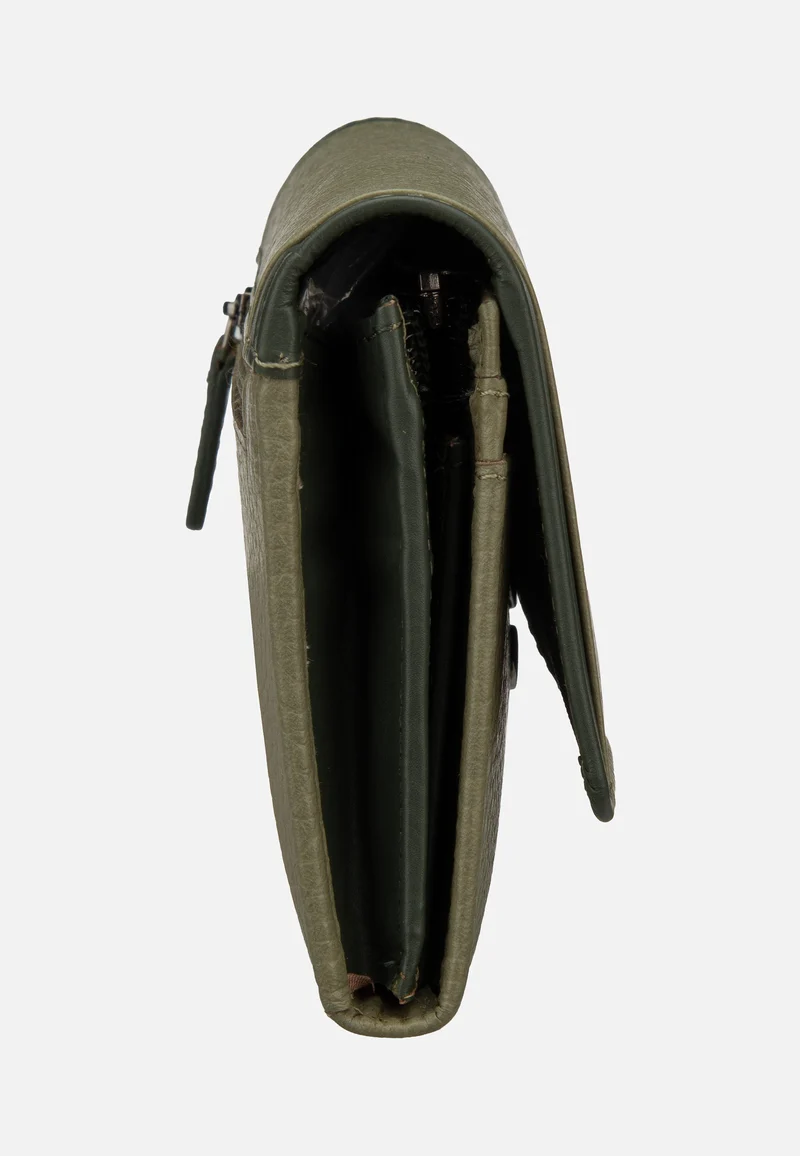 Sina Ladies Long With Flap Grün - Portemonnaie