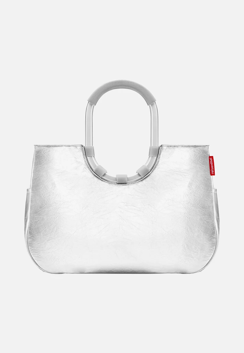 Loopshopper L Silver Crackle - Einkaufskorb
