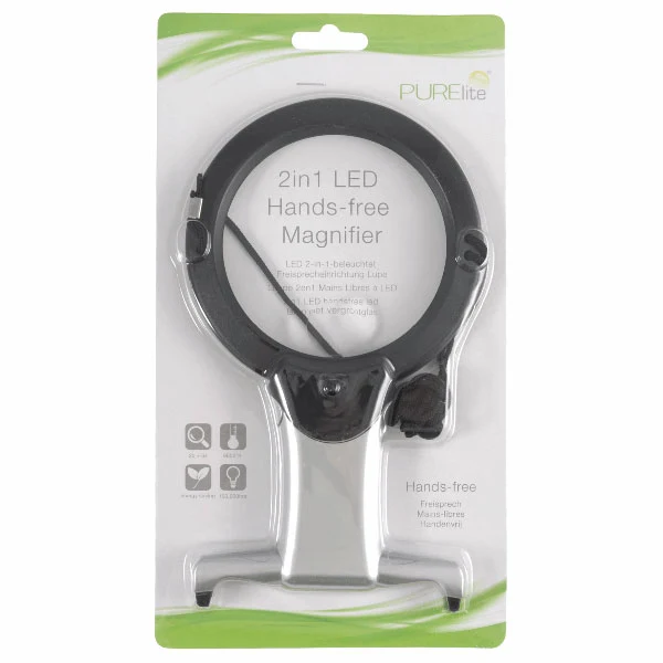 Purelite 2-in-1-LED-Lupenlampe