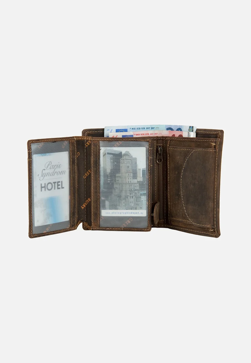 Vintage Save Sattelbraun - Portemonnaie