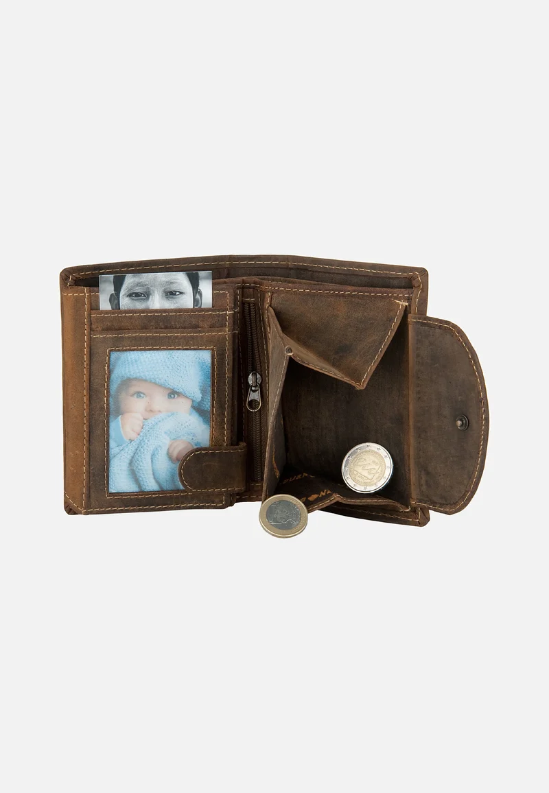Vintage Save Sattelbraun - Portemonnaie