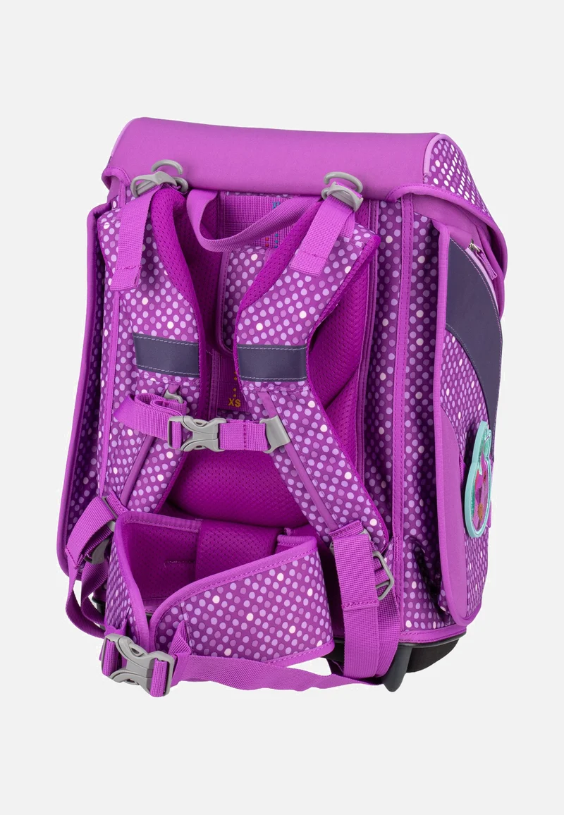 ErgoFlex MAX Set 2 Purple Dots - Schulrucksack