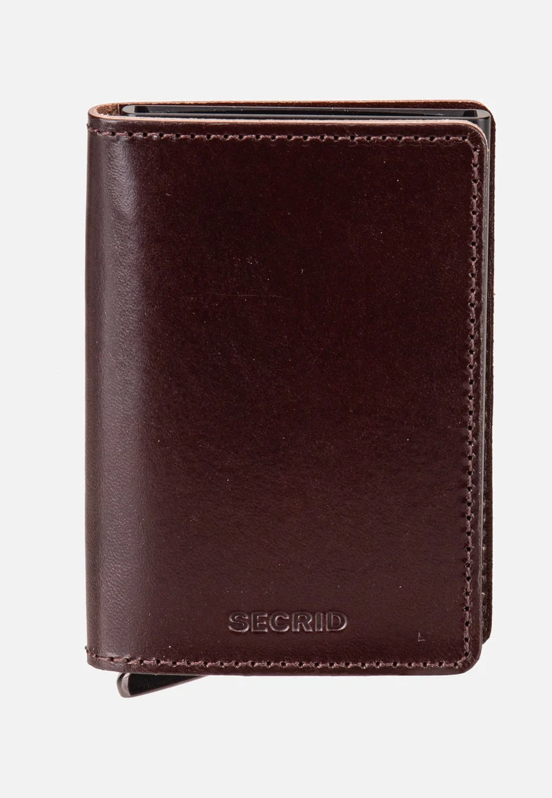Slimwallet Dusk Dark Brown+ - Portemonnaie