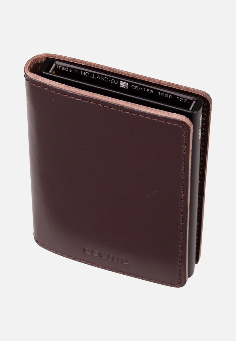 Slimwallet Dusk Dark Brown+ - Portemonnaie