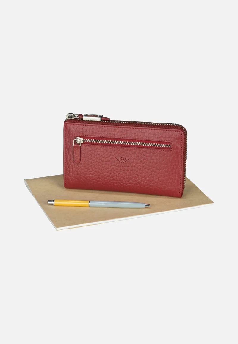 Hirsch 70608 Granat - Portemonnaie