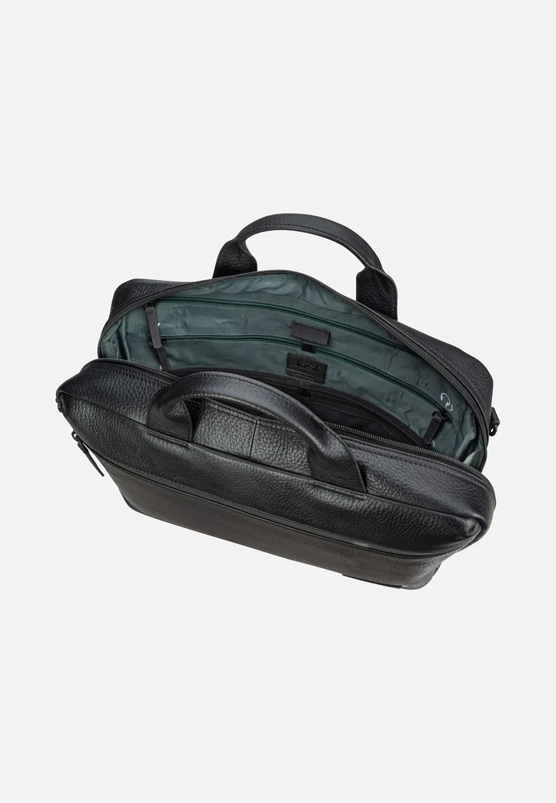 Stockholm Business Bag M 1 Comp Black - Aktentasche